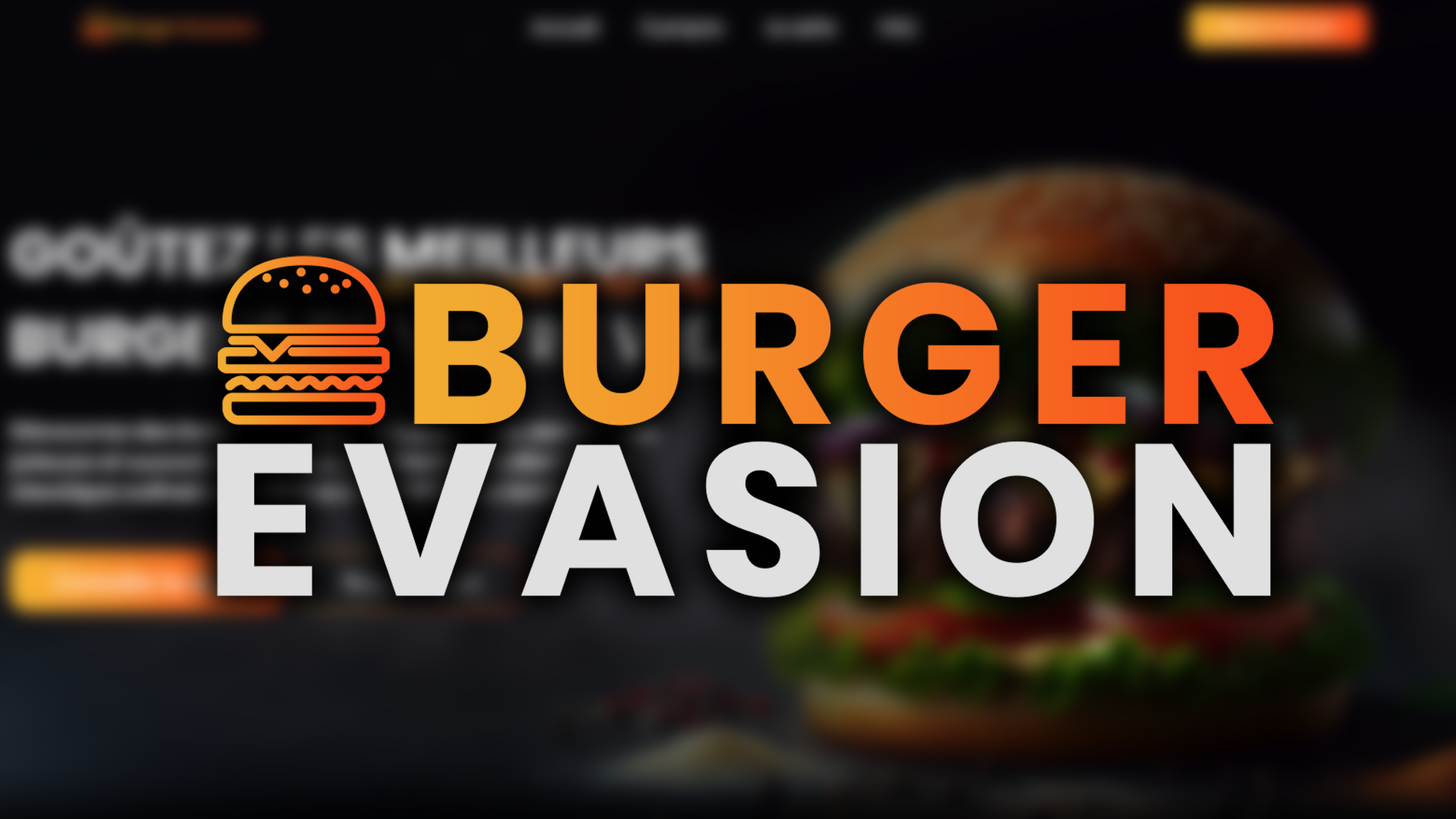 Burger Evasion title